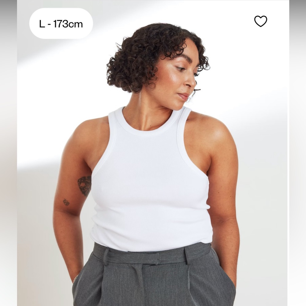 Djerf Avenue Everyday Tank Top White Size Medium